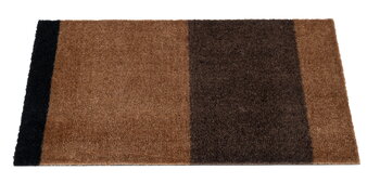 Tica Copenhagen Stripes horizontal matto, 40 x 60 cm, konjakki - t.ruskea -musta