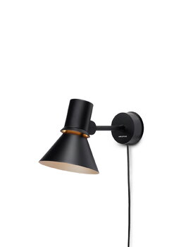 Anglepoise Type 80 W1 wall lamp with cable, matte black