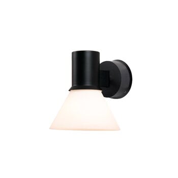 Anglepoise Type 80 W4 seinävalaisin, suora seinäkytkentä, mattamusta-opaali valkoinen, tuotteen lisäkuva