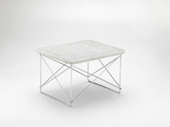 Vitra Eames LTR bord, marmor - krom