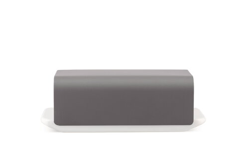 Alessi BG03 DG broodtrommel met snijplank - donkergrijs - staal