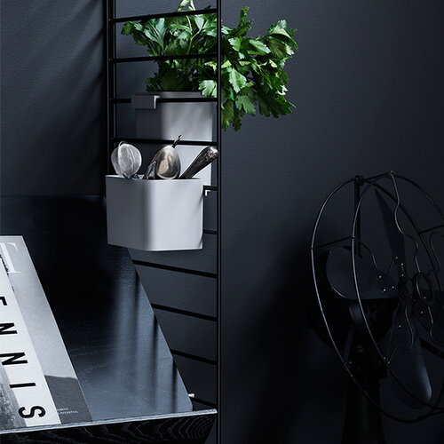 String Furniture String side panels 75 x 30 cm, 2-pack, black | Pre ...