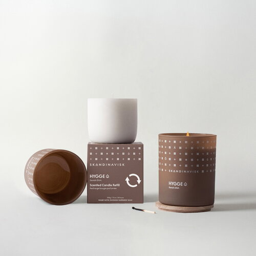 Skandinavisk Scented candle refill, HYGGE, large Finnish Design Shop