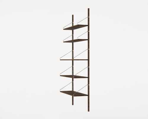 Frama Shelf Library H1852 wall shelf, oiled dark oak | Finnish Design Shop