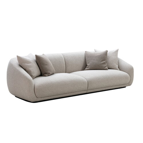 Wendelbo Montholon 3-seater sofa, Bosa 04 grey | Finnish Design Shop