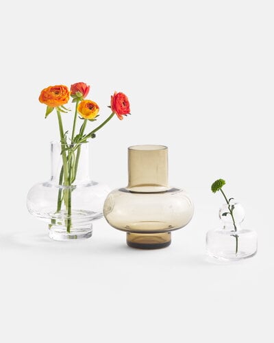 Marimekko Flower vase, clear | Finnish Design Shop