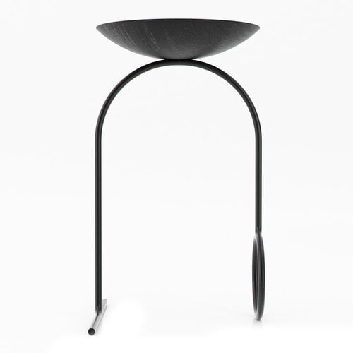 Viccarbe Giro sculpture table, black | Finnish Design Shop