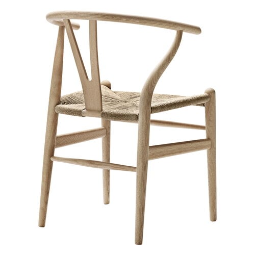 Carl Hansen & Søn CH24 Wishbone chair, soaped oak - natural cord ...