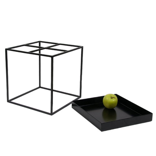 Hay Tray table small square, black Finnish Design Shop