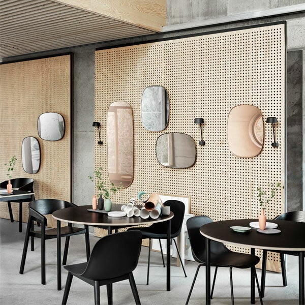 Muuto Framed mirror, large, grey Finnish Design Shop