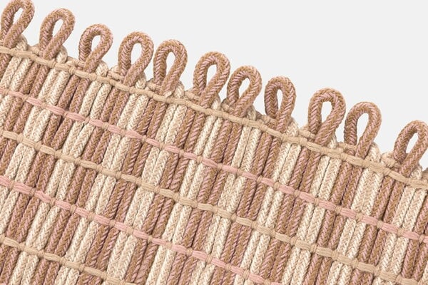 Hem Rope rug, 170 x 240 cm, Rose Quartz | Finnish Design Shop