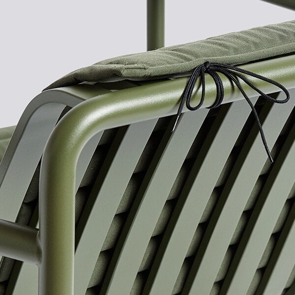 HAY Palissade Quilted cushion for dining bench, sky grey Finnish Design Shop