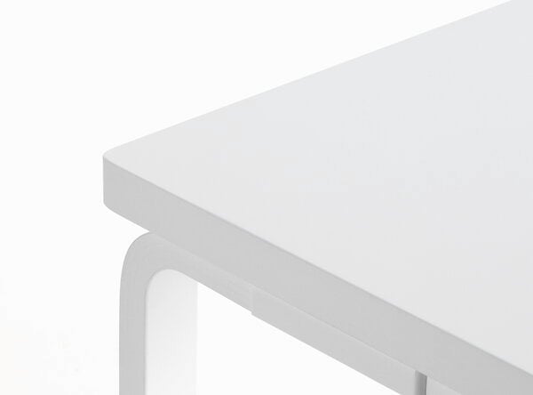 Artek Aalto bench 153A, solid seat, white | Finnish Design Shop