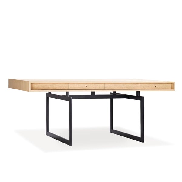 Karakter Office desk, oak - grey frame | Finnish Design Shop