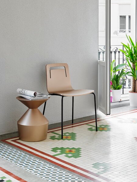 Viccarbe Shape low table O, bronze | Finnish Design Shop