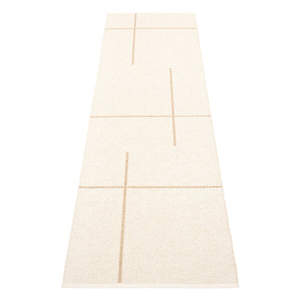 Pappelina Fred rug, 70 x 270 cm, beige - vanilla | Finnish Design Shop