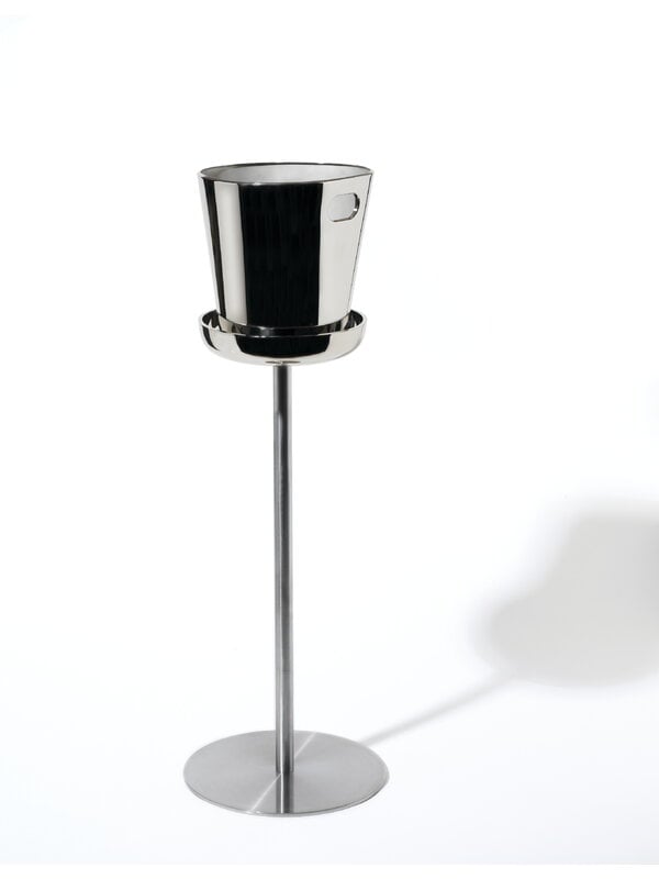 Wine & bar, Bolly wine cooler stand, 63 cm, stainless steel, Silver