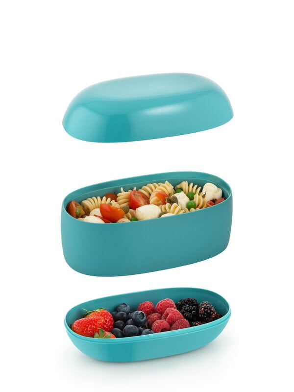Lunchboxes, Food à porter lunch box, light blue, Light blue
