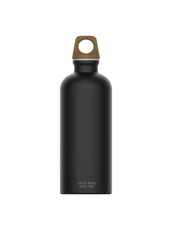 Bottiglie, Borraccia SIGG Traveller MyPlanet, 0,6 L, nera, Nero