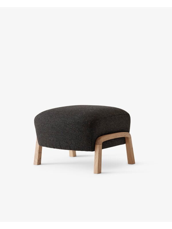 Armchairs & lounge chairs, Wulff ATD2 lounge chair and ATD3 pouf, Hallingdal 376 - oak, Brown