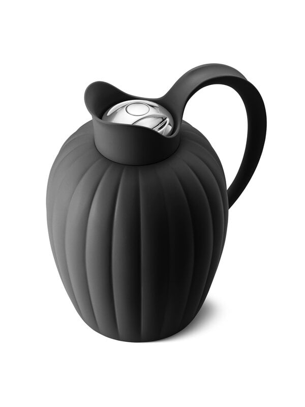 Thermos jugs, Bernadotte Thermo jug, 1 L, midnight black, Black