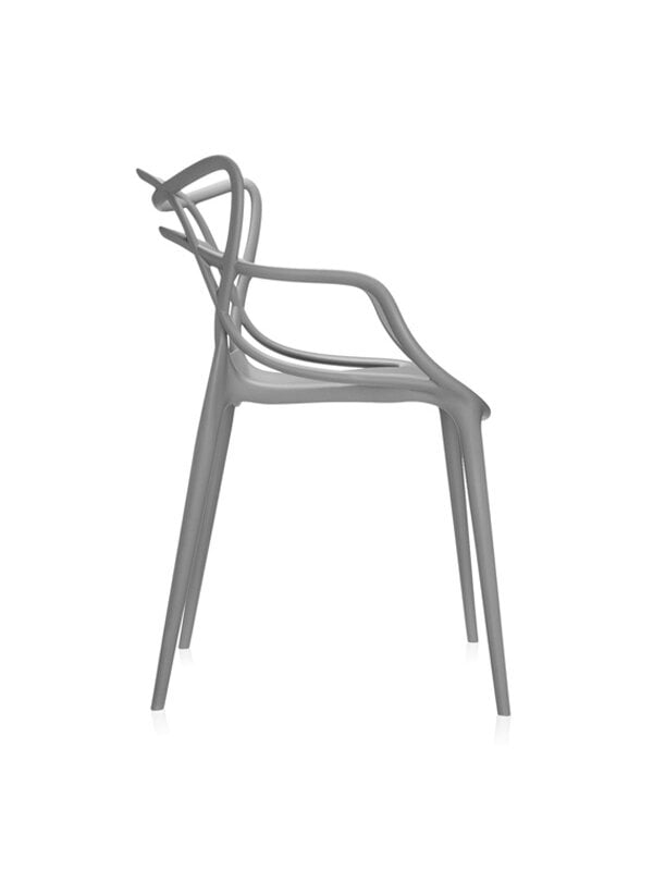 Chaises de salle à manger, Chaise Masters, gris, Gris