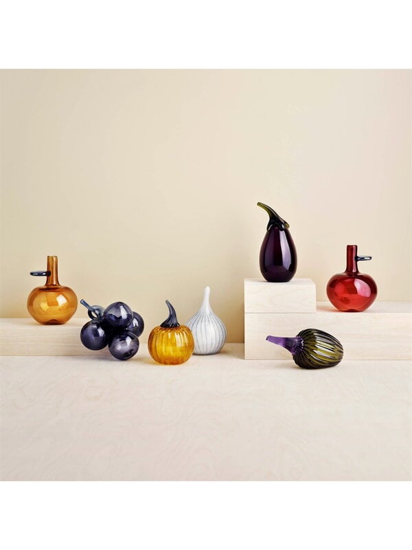 Glass objects, Aubergine, lilac, Purple