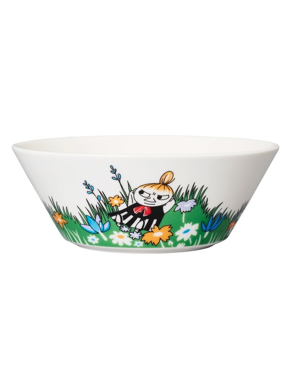 Bowls, Moomin bowl, Little My and meadow, Multicolour