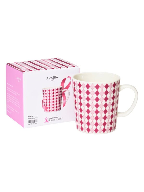 Tasses et mugs, Mug Pajazzo 0,3 L, Pink Ribbon, Rose