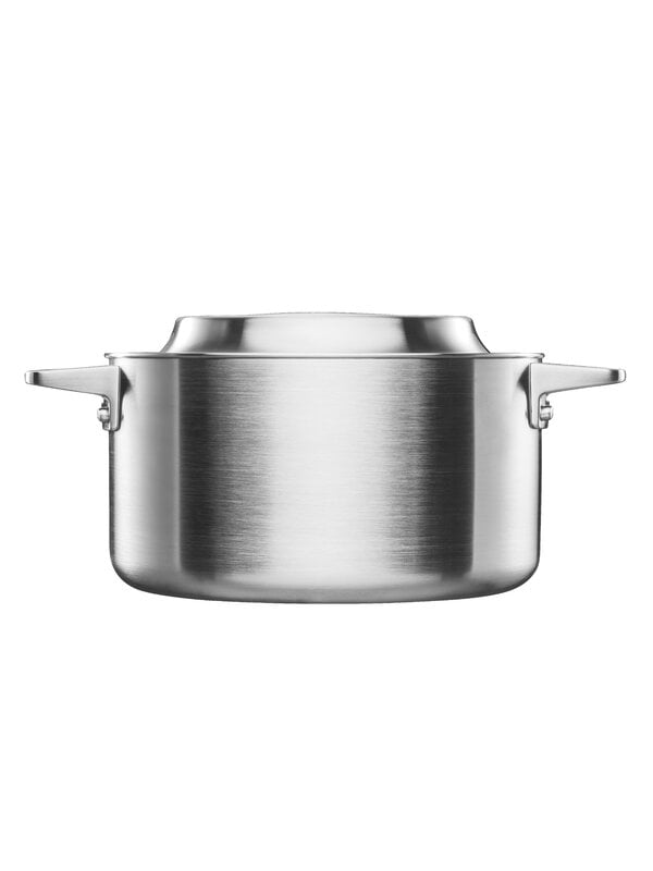 Pots & saucepans, Norden steel casserole, 3 L, uncoated, Silver