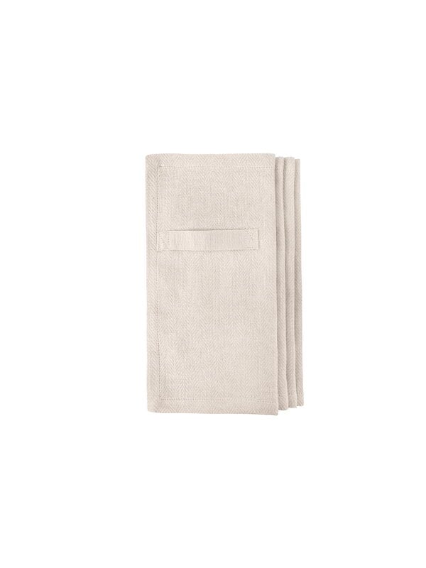 Tovaglioli, Tovagliolo Everyday, 4 pz, beige, Grigio