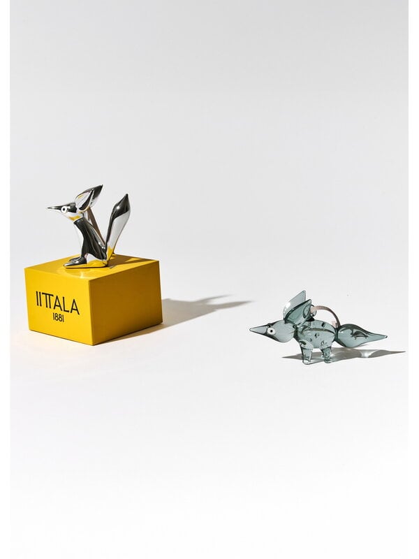 イッタラ　フォクス　vulpes ornament sitting 80mm Iittala Vulpes ornament, sitting, 80 mm, green | Pre-used design