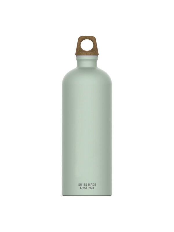 Drinking bottles, SIGG Traveller Myplanet drinking bottle, 1 L, natural green, Green