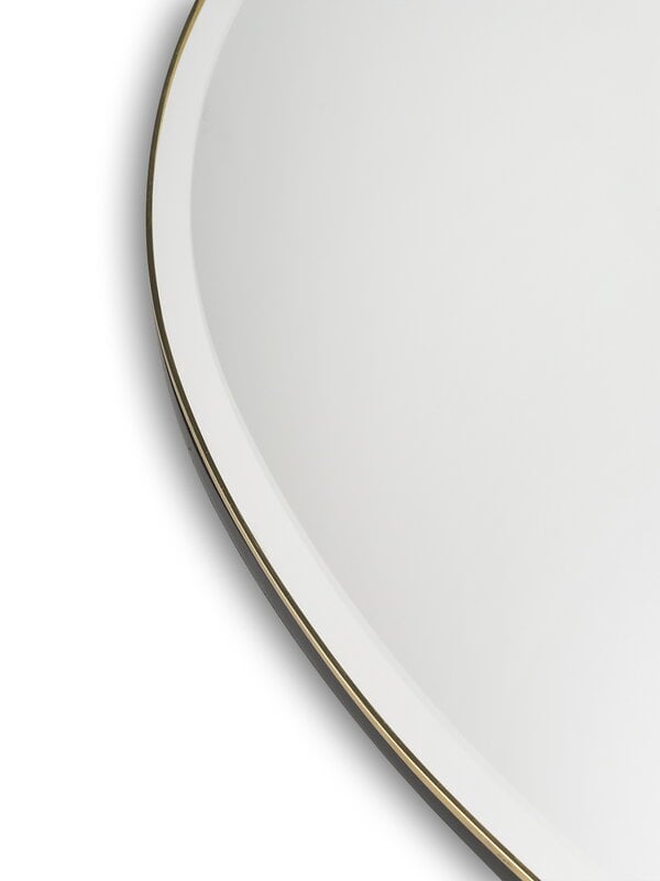 Wall mirrors, Pond mirror, XL, brass, Gold