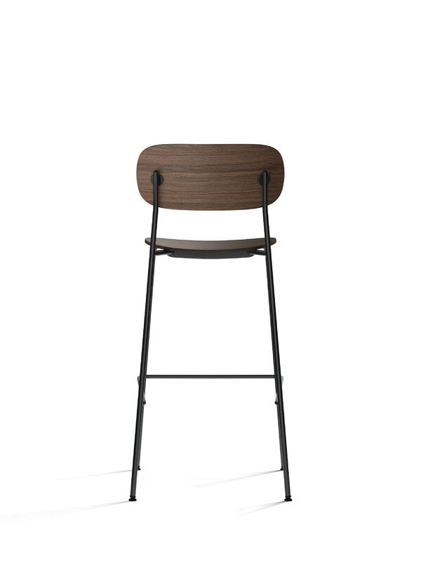 Bar stools & chairs, Co bar chair 75,5 cm, black steel - dark stained oak, Brown