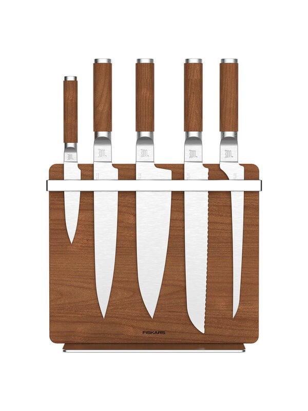 Kitchen knives, Premium knife block, Brown