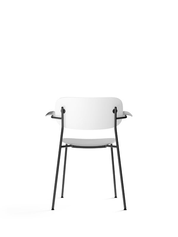 Dining chairs, Co chair with armrests, white, White