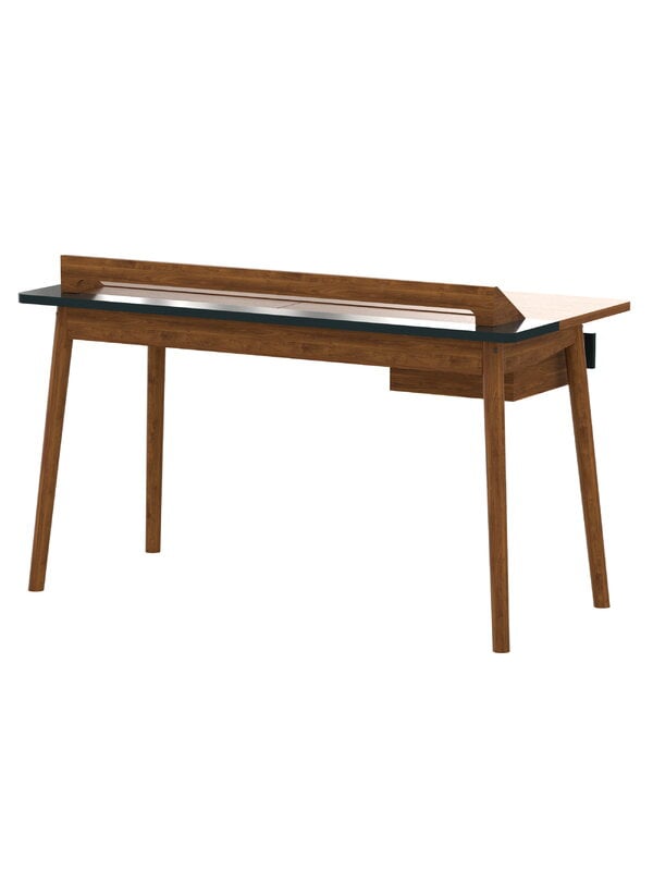 Desks, Honore desk, walnut - slate grey, Brown