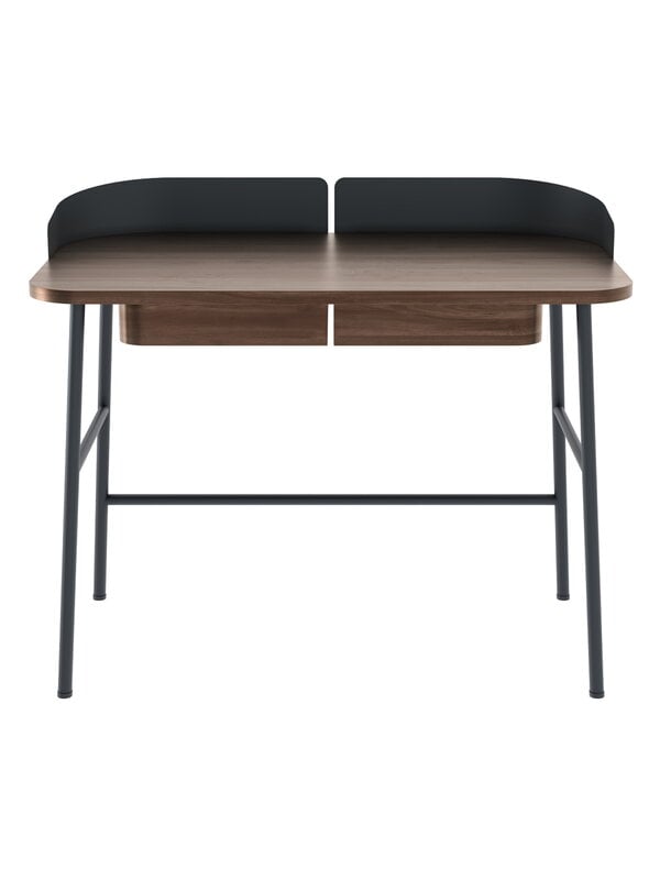 Office desks, Victor desk, walnut - slate gray, Gray