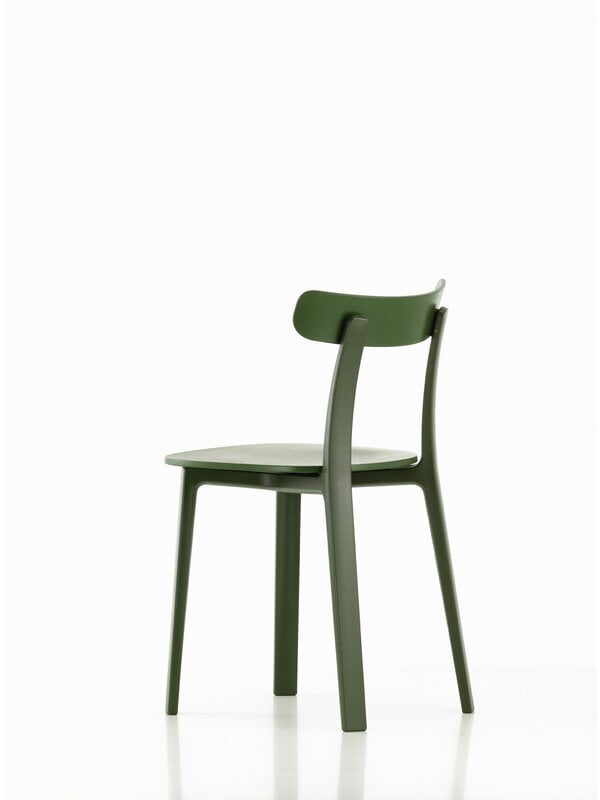 Dining chairs, All Plastic Chair, ivy, Green