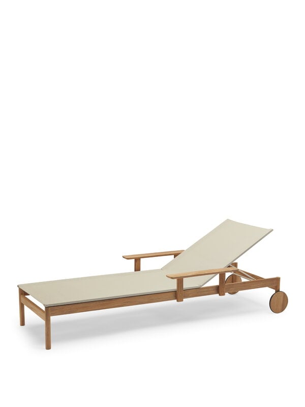 Deck chairs & daybeds, Pelagus sunbed armrest, teak, Natural