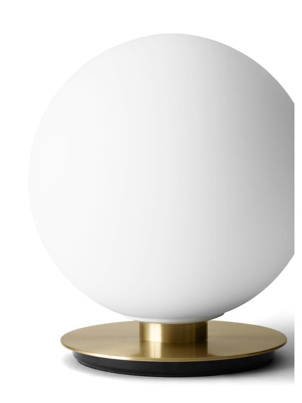 Flush ceiling lights, TR Bulb ceiling lamp, brushed brass - matte opal, Gold