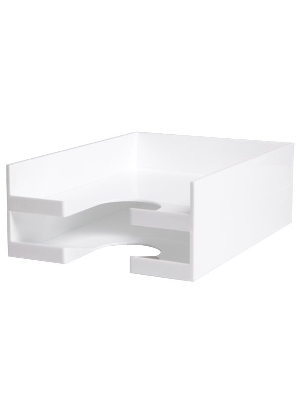 Storage containers, Document tray, white, White