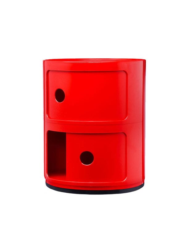 Storage units, Componibili storage unit, 2 modules, red, Red