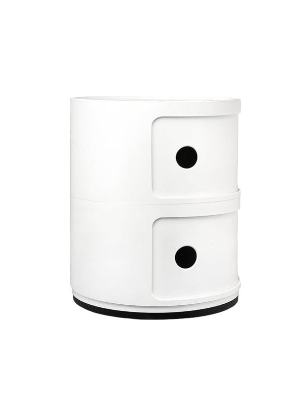 Systèmes de rangement, Meuble de rangement Componibili, 2 modules, blanc, Blanc