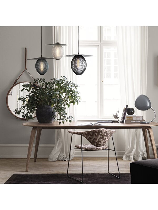 Pendant lamps, Satellite pendant, large, rainy grey, Gray