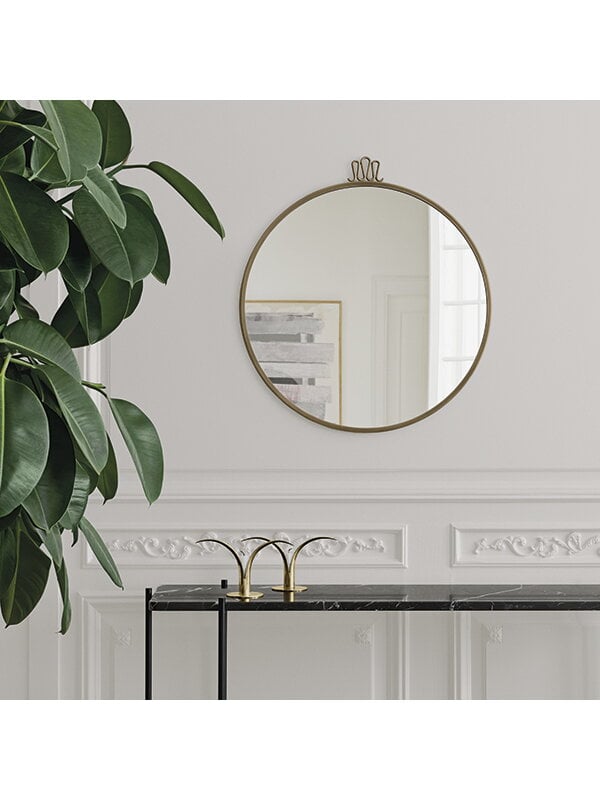 Wall mirrors, Randaccio Circular mirror, 70 cm, Gold