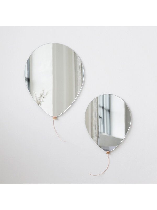 Wall mirrors, Balloon Mirror, L, Silver
