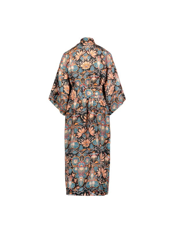 Peignoirs de bain, Peignoir Schizostylus Yukata, lin, Multicolore