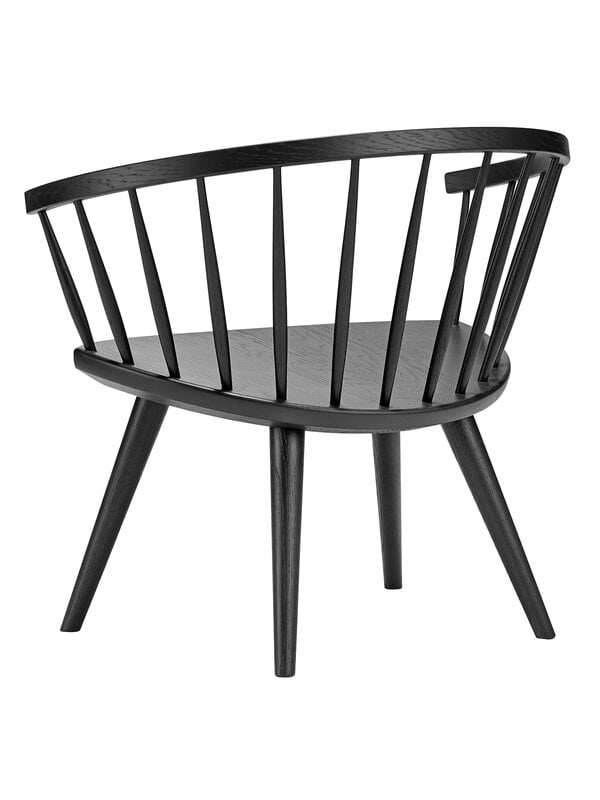 Armchairs & lounge chairs, Arka lounge chair, black, Black